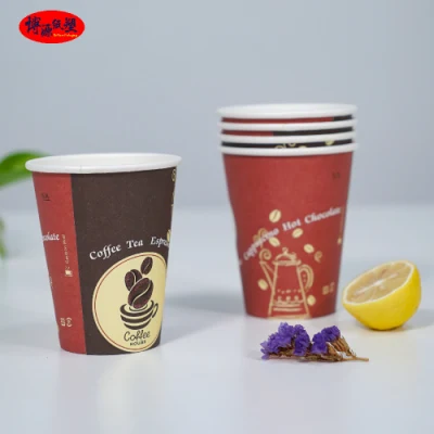Vasos de papel desechables personalizados fabricante de China para café / espresso / americano / macchiato / capuchino